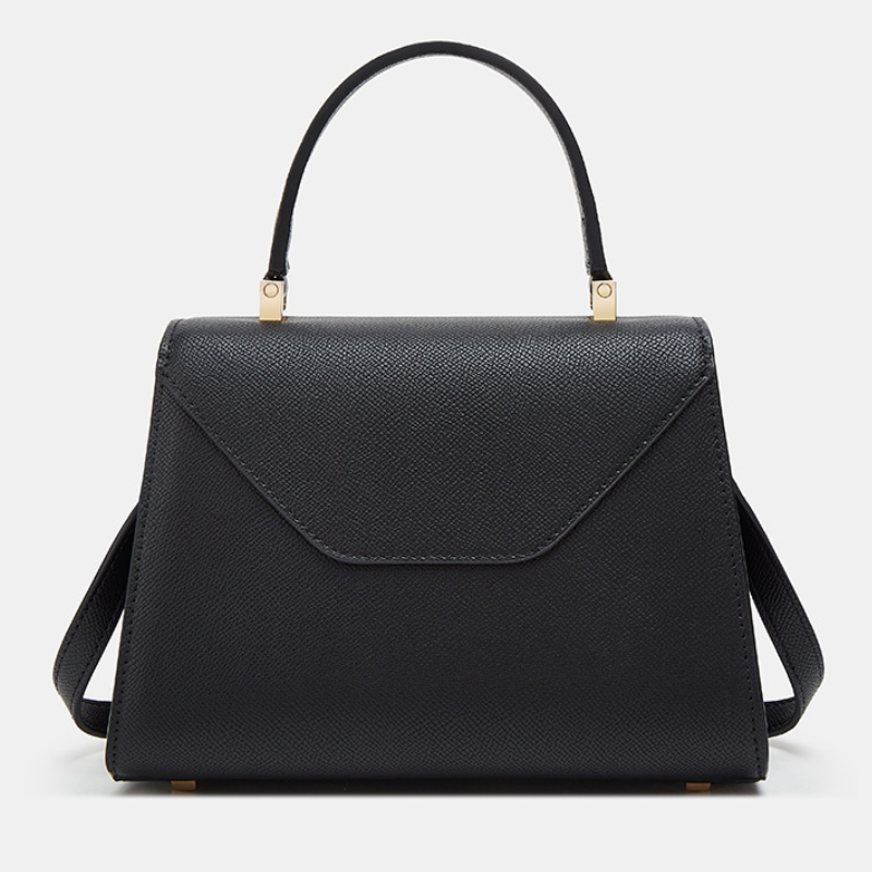 Fashionable Lychee Pattern PVC Kelly Handbag