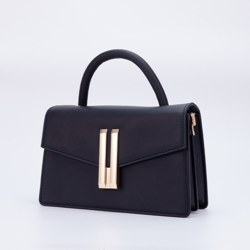 Elegant Minimalist Black Handbag