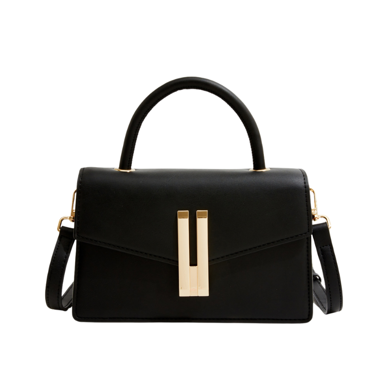Elegant Minimalist Black Handbag