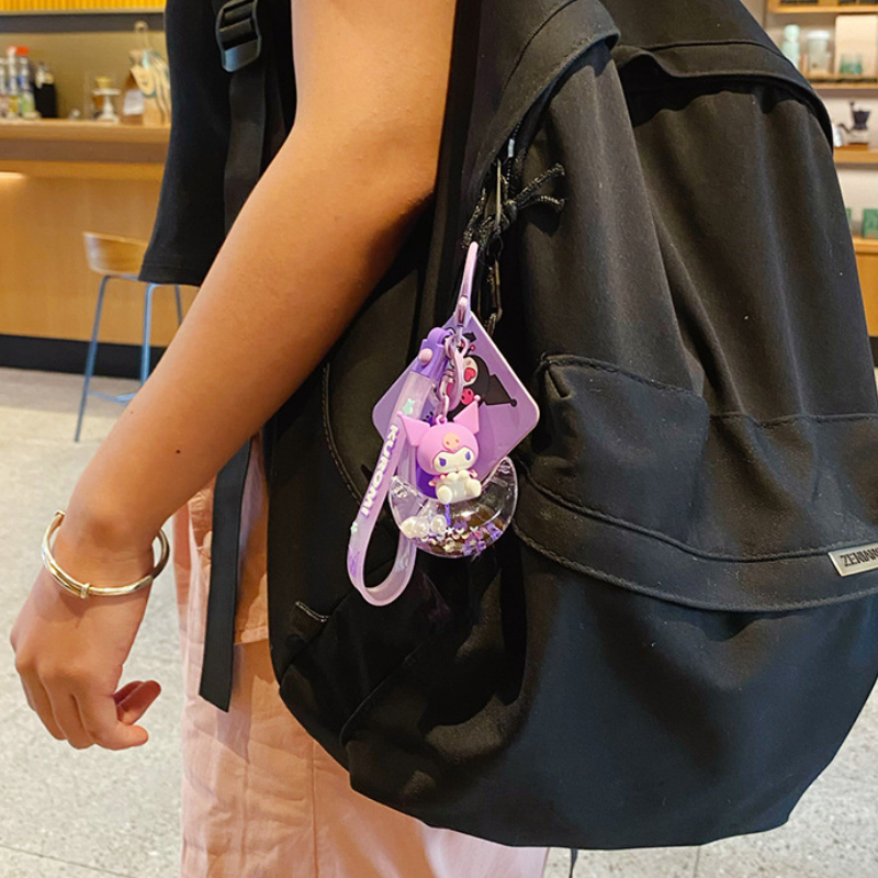 Sanrio Kuromi Crescent Moon Keychain