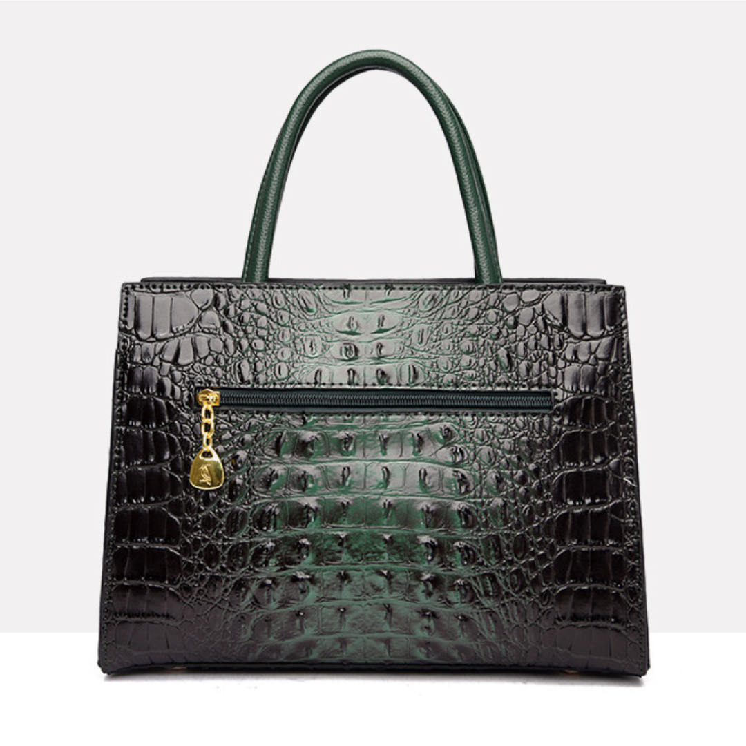 Crocodile Pattern Versatile Women's  Handbag