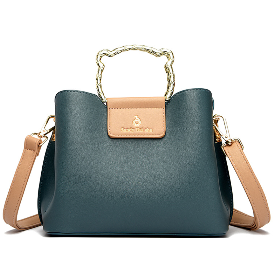 Brand Beautiful Contrast Color Women's  Handbag