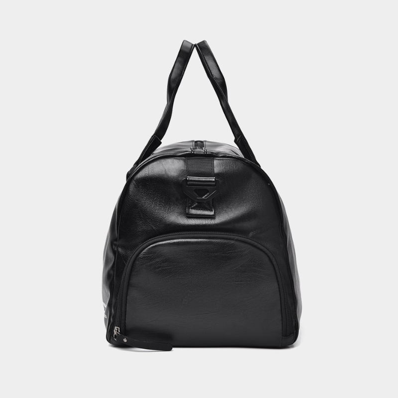 PU Leather Sports Fitness Duffle Bag