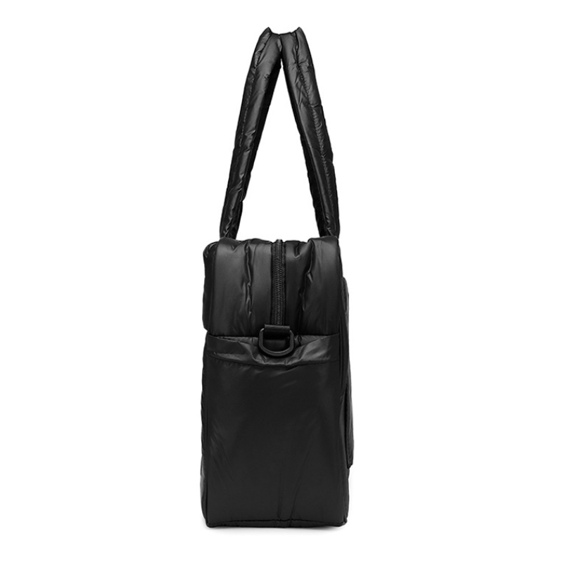 Winter Puffer Cotton Tote Bag