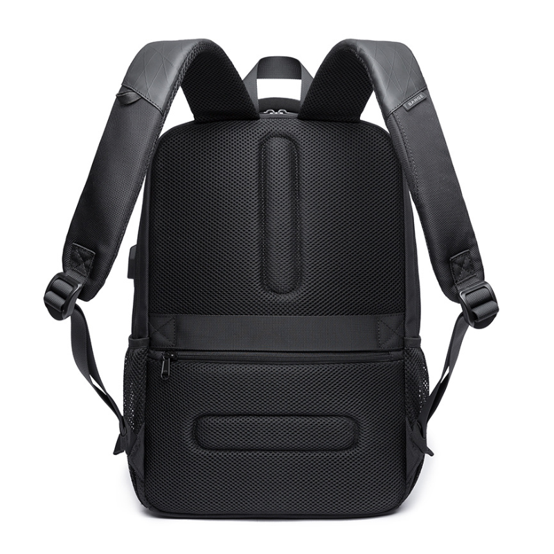 Men's Oxford Backpack With USB Charging
