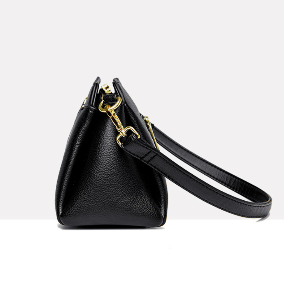 Multi-Layer Soft Leather Women's  Shoulder Bag