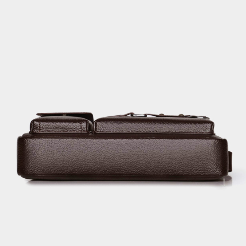 Men's PU Leather Business Messenger Bag
