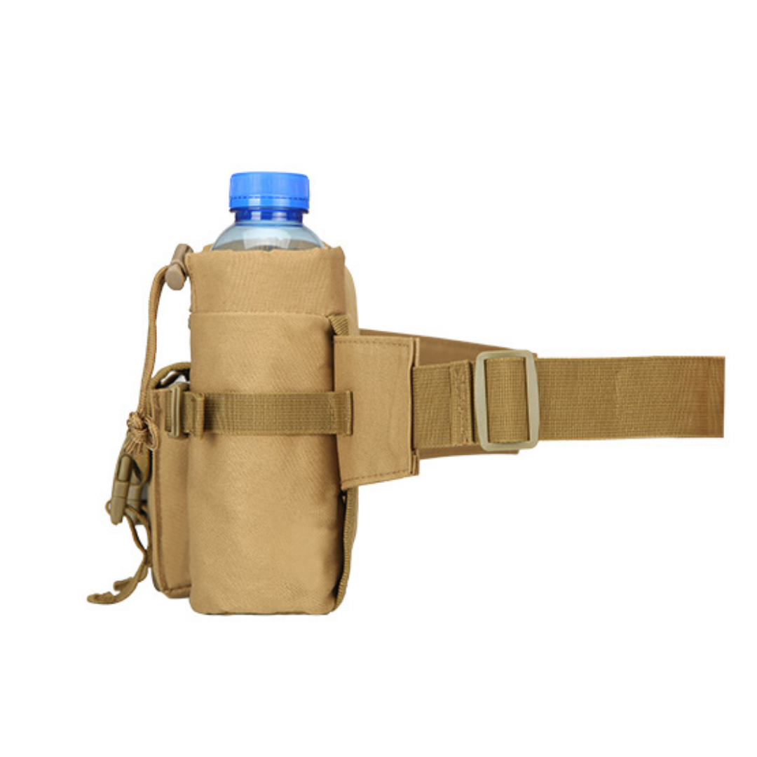 Men's Waterproof Sports Waist Bag with Bottle Holder