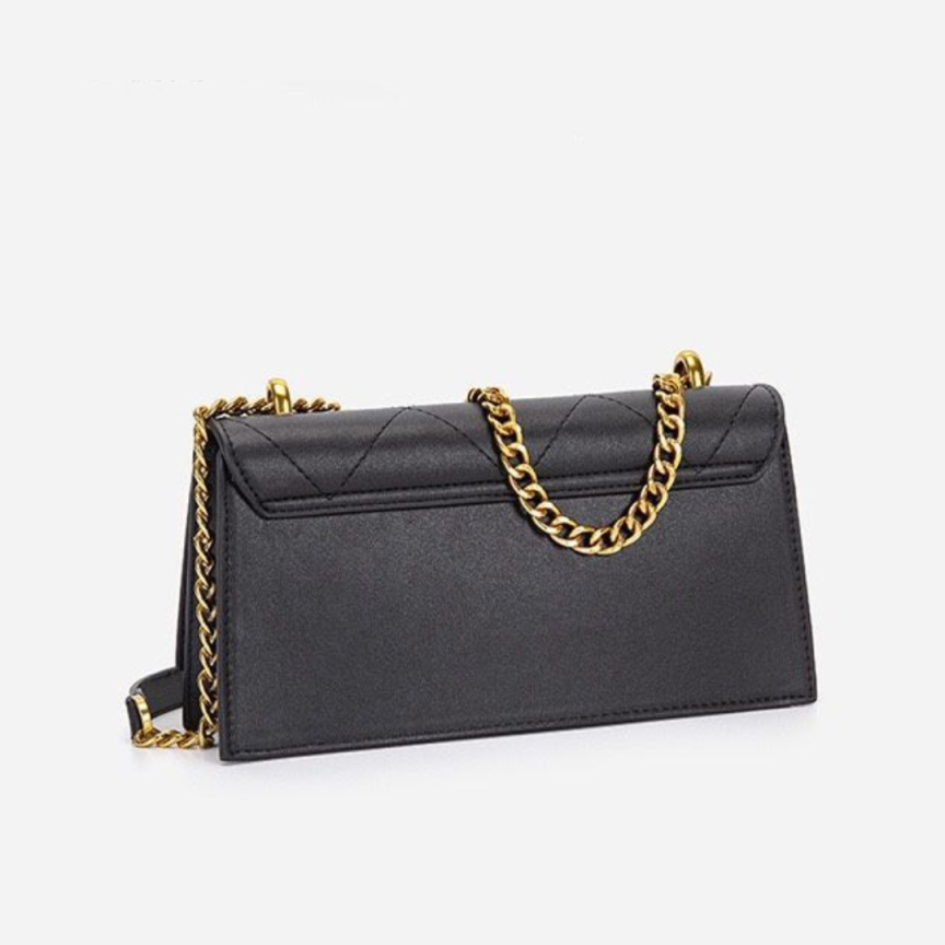 Autumn  Embroidered Diamond Chain Small Square Bag