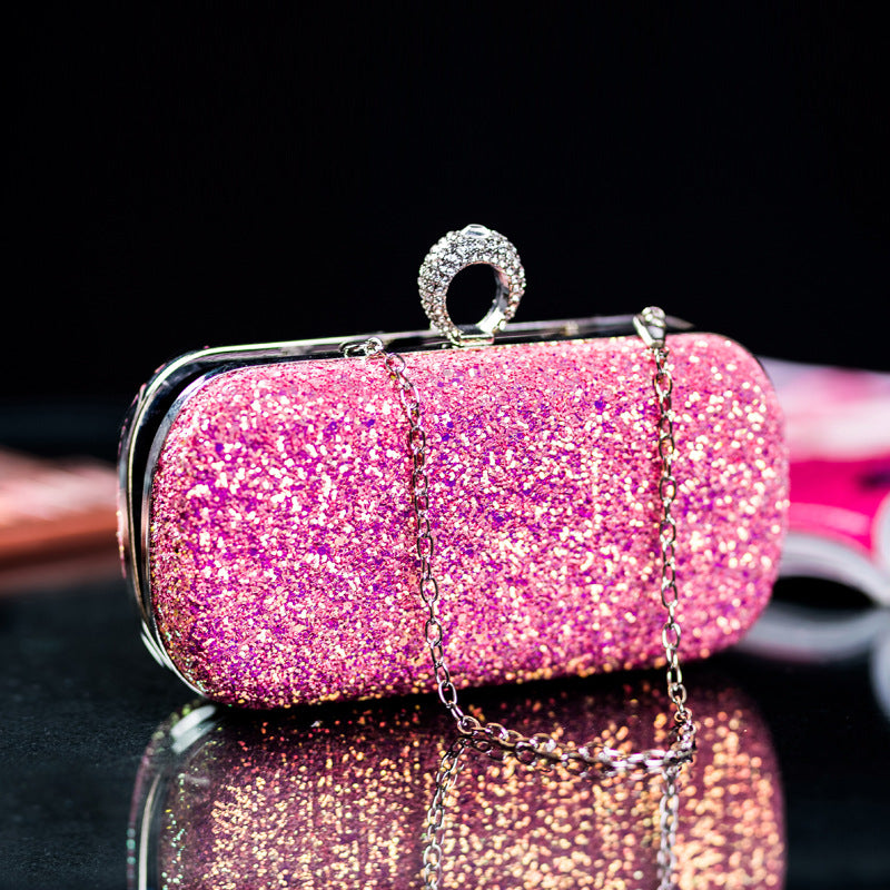 Creative Sequined  Evening Clutch