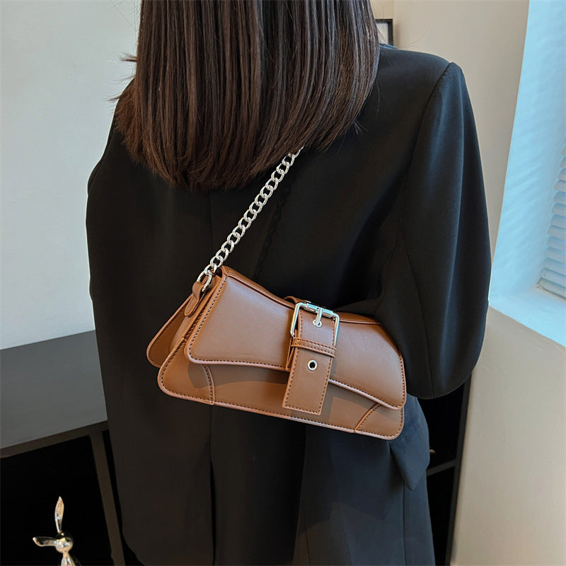 Retro Chain  Mini Underarm Crossbody Bag