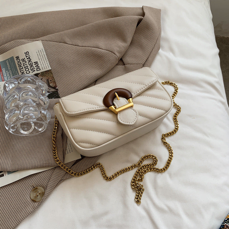 Embroidered Luxury Chain Mini Crossbody Bag
