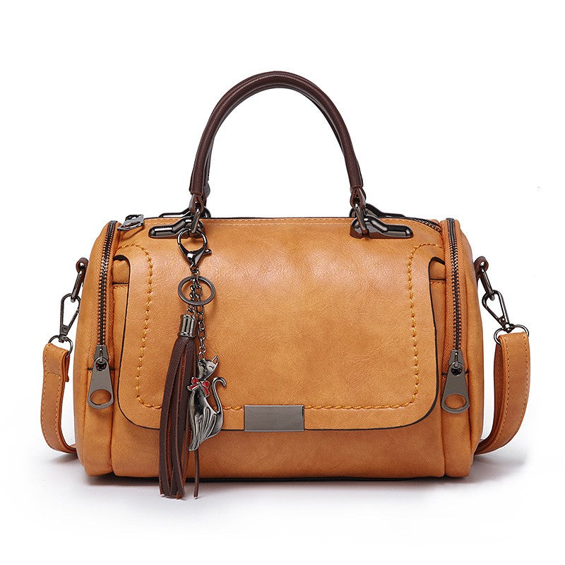 Style Retro  Crossbody Pillow Bag with Tassel