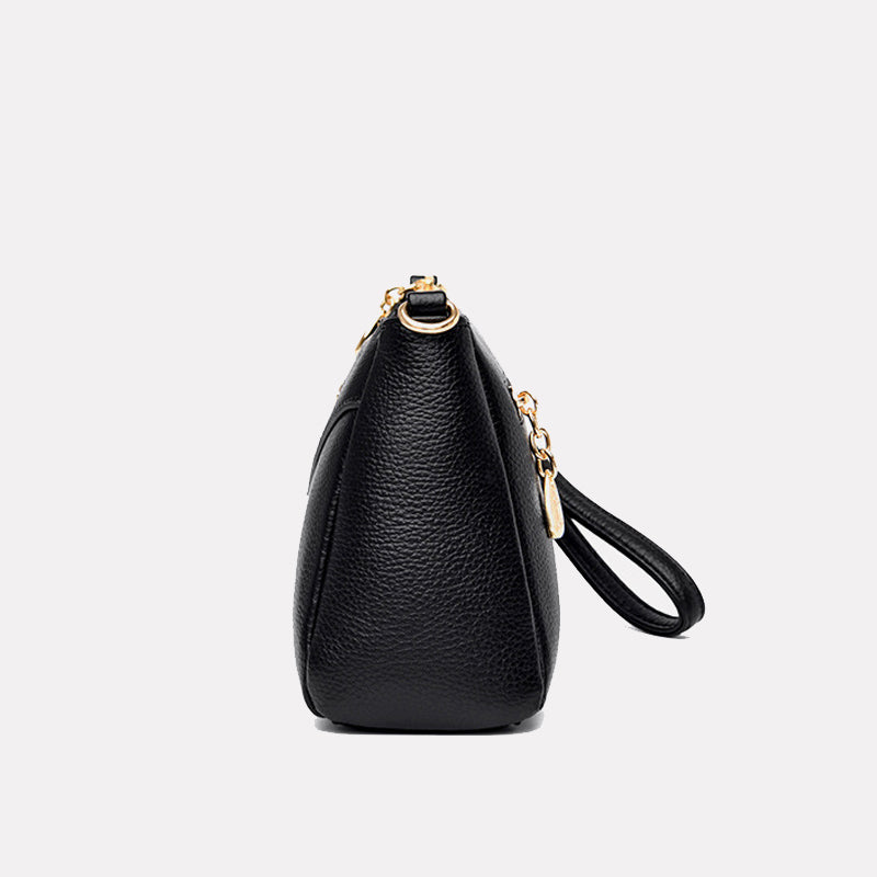 Small Square Spliced Crossbody Bag for Moms