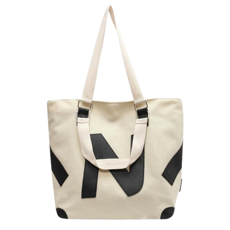 Large Capacity Canvas Student Tote Bag