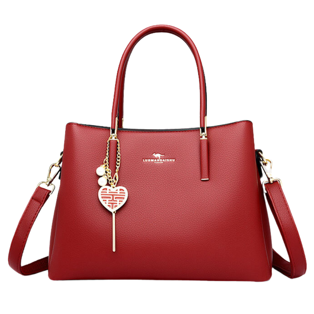 Soft PU Leather Commuter Handbag