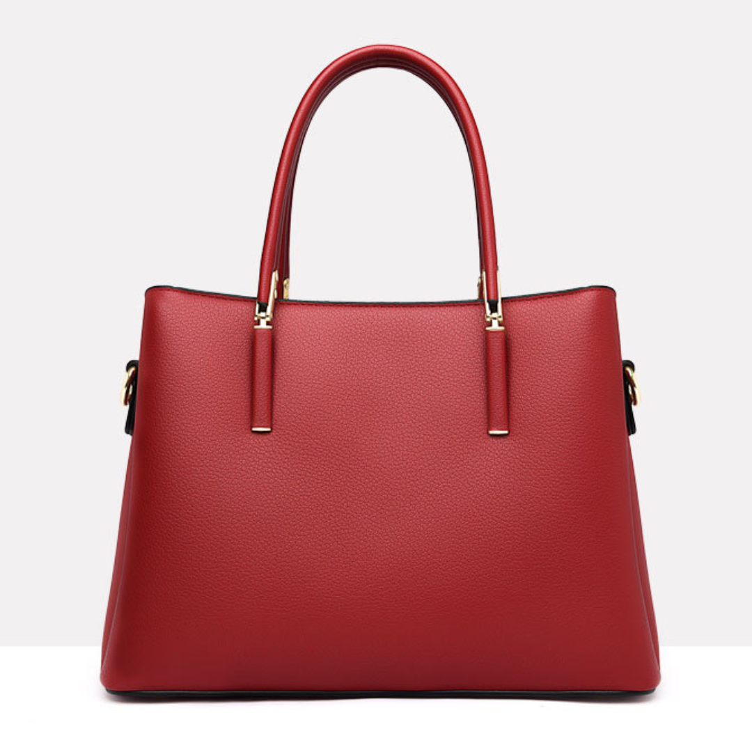 Soft PU Leather Commuter Handbag