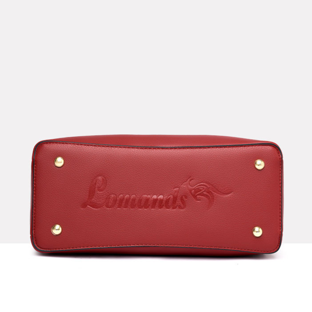 Soft PU Leather Commuter Handbag