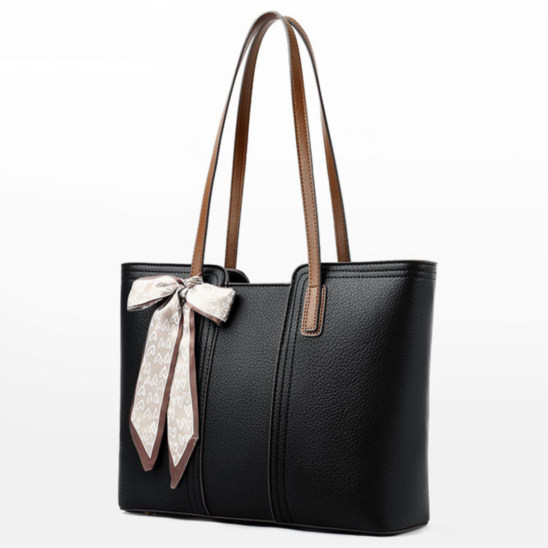 Textured  Spring INS Style Large Shoulder Tote