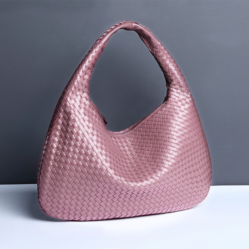 Fashionable Hand-Woven  Dumpling Bag for Women