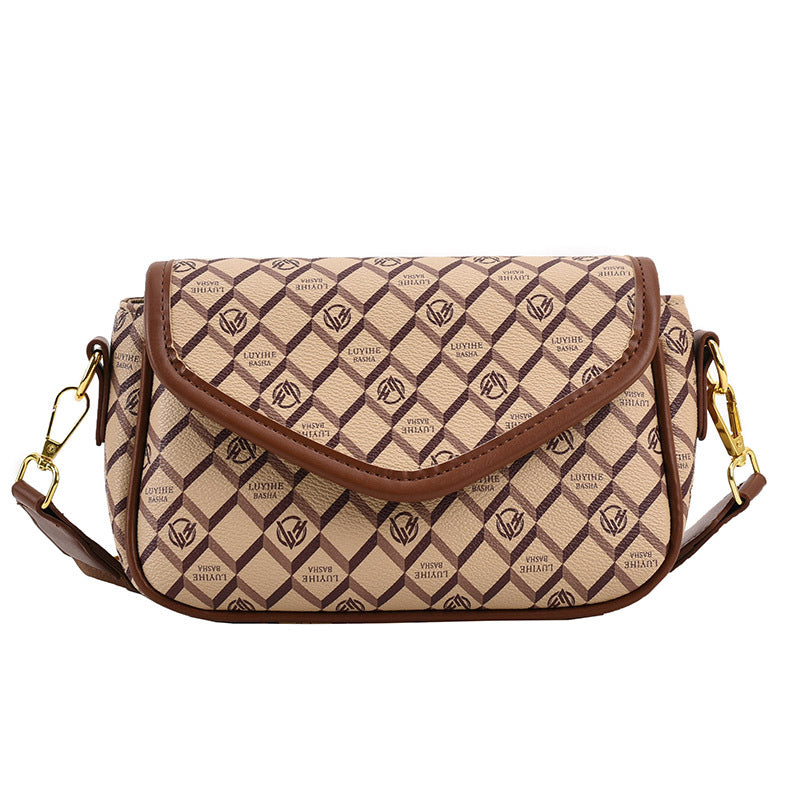 Printed  Small Square Ins Crossbody Bag