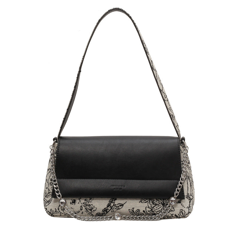 Polar  Simple Armpit Small Square Shoulder Bag