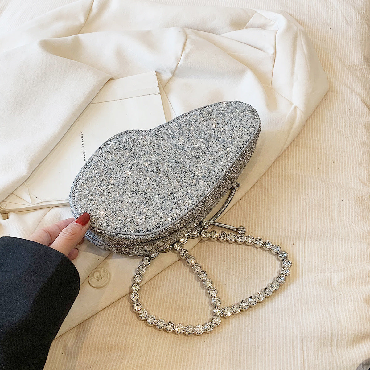 Mini Gem Inlaid Diamond Rhinestone Evening Clutch