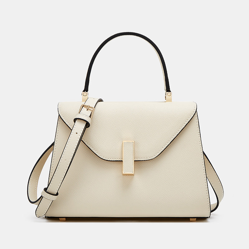 Fashionable Lychee Pattern PVC Kelly Handbag