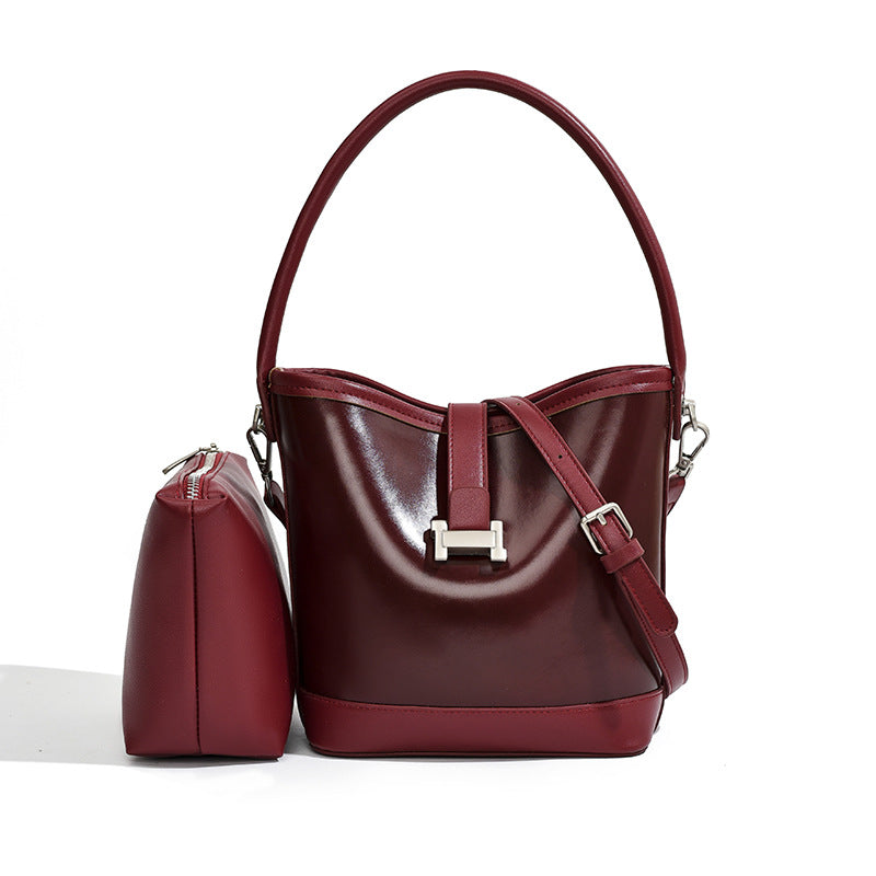 Bucket Style Small Shoulder Bag