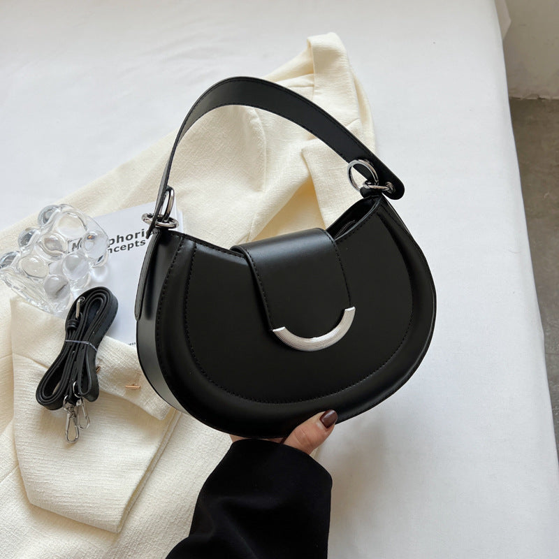 Candy Color Textured PVC Mini Underarm Bag