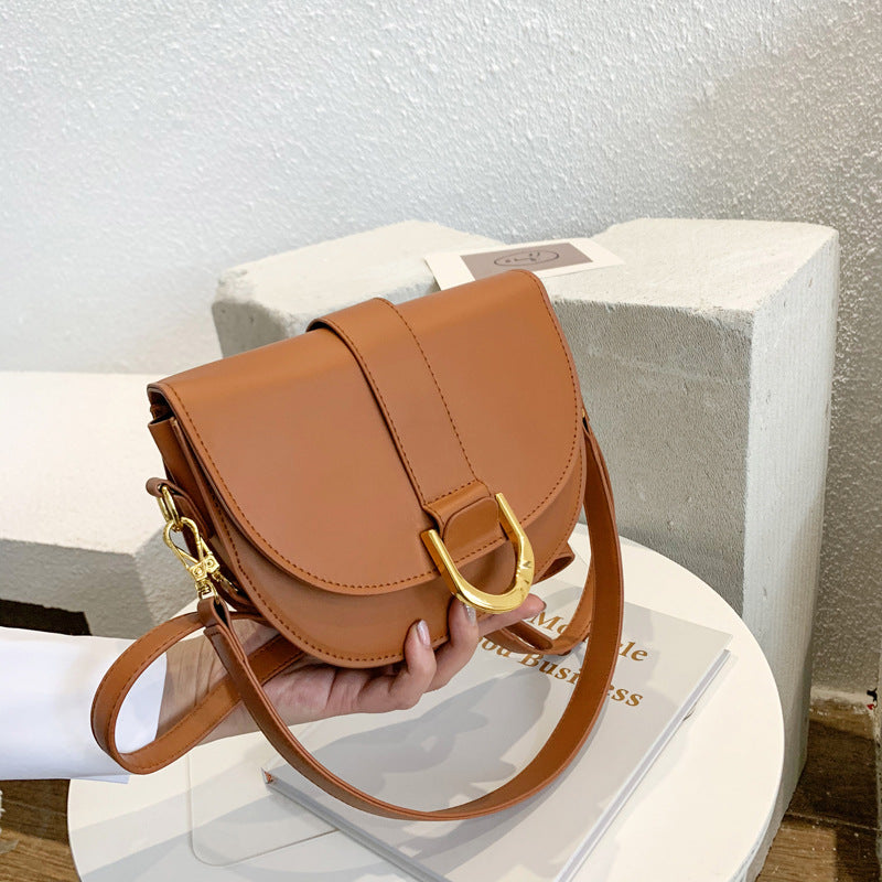 Style Fashion Saddle  Crossbody Bag