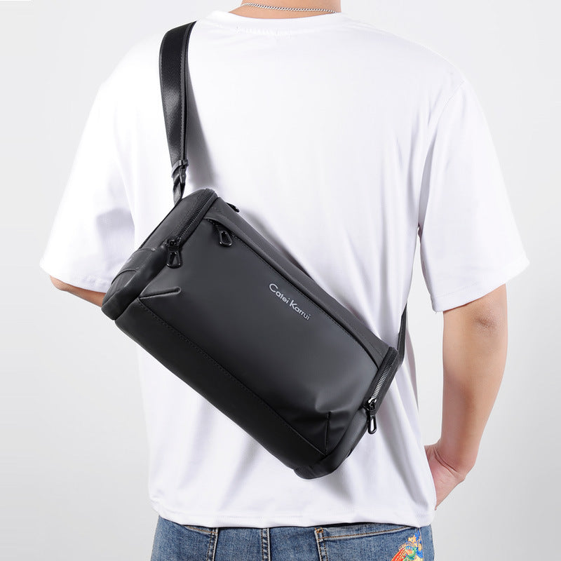 CateiKarrui Men's Large Capacity Oxford Cloth Messenger Bag