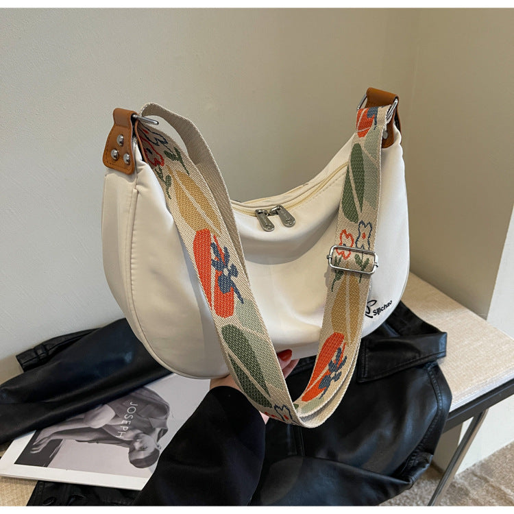 Style Nylon Dumpling Shoulder Messenger Bag