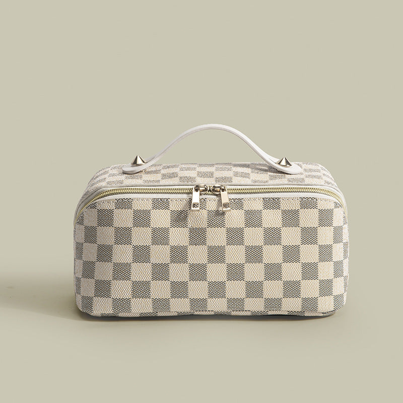 PU Leather Waterproof Cosmetic Toiletry Bag