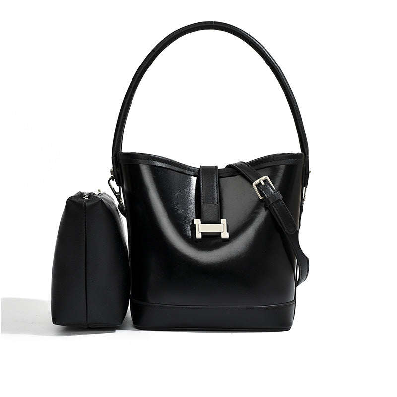 Bucket Style Small Shoulder Bag
