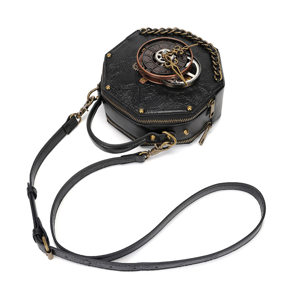 Retro nk Style PU Leather Shoulder Crossbody Bag