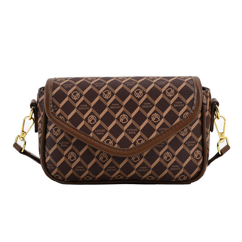 Printed  Small Square Ins Crossbody Bag