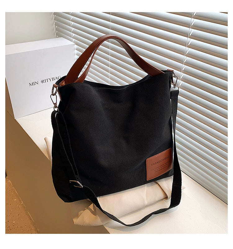 Canvas Large Capacity Shopping Tote Bag