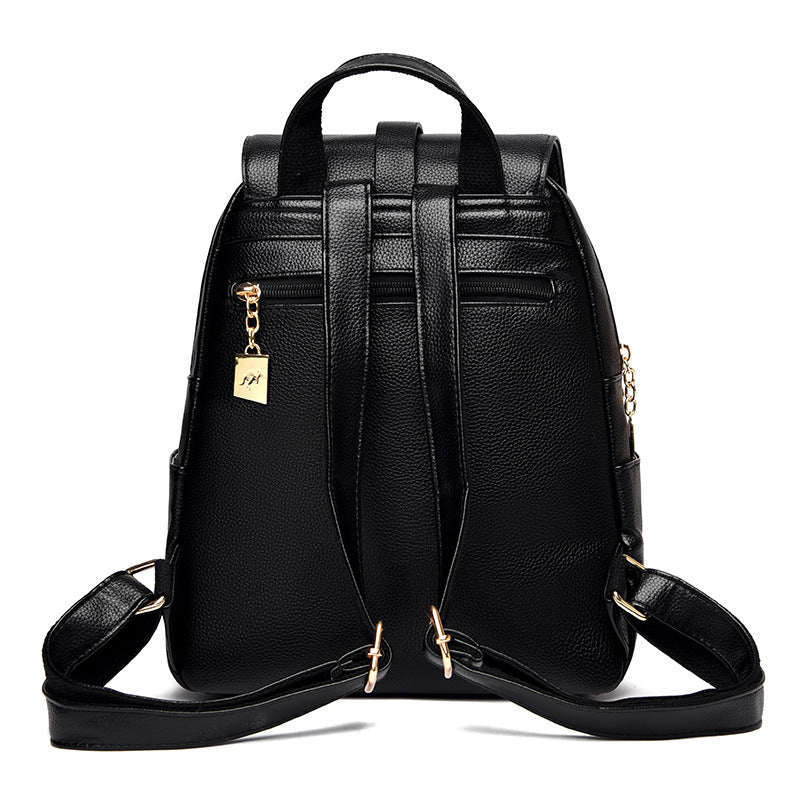 Leather Leisure Travel Backpack