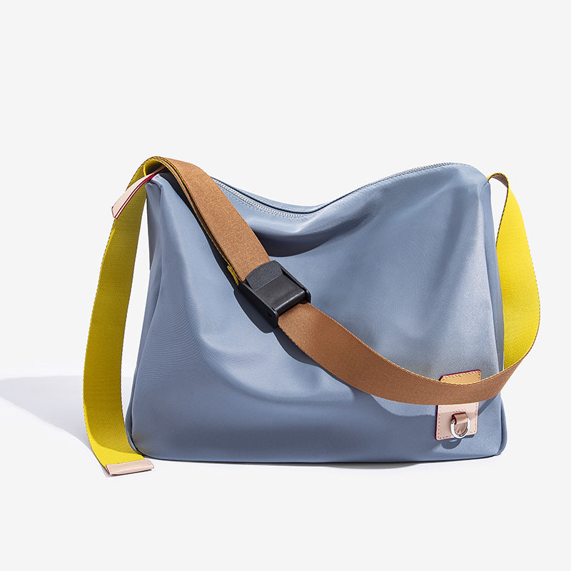 Casual Large Oxford Canvas One-Shoulder Commuter Bag
