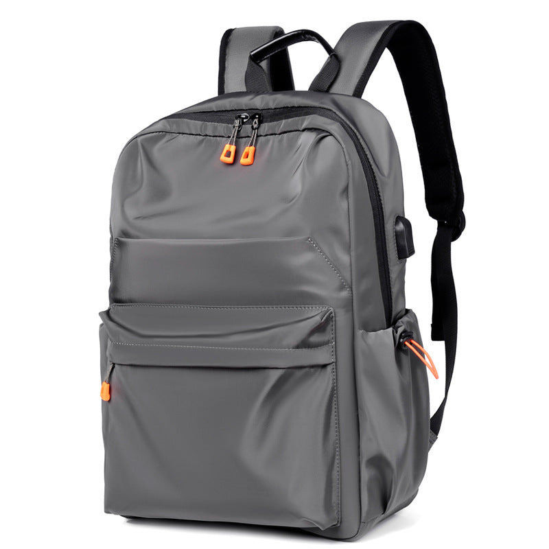 Fashion Nylon Student School Laptop Backpack