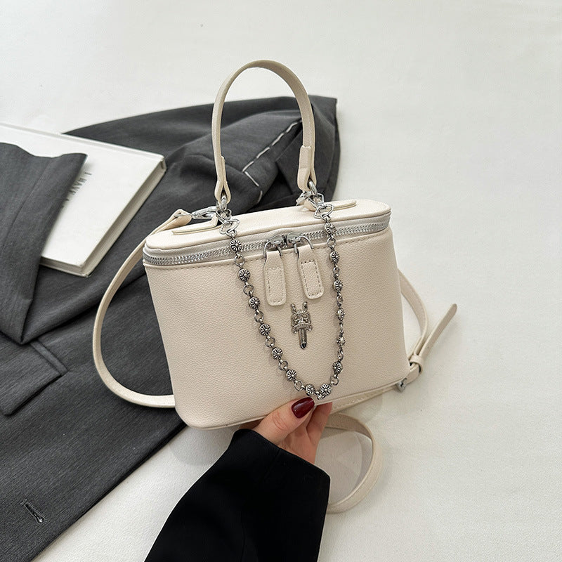 Simple Faux Leather Casual Small Square Crossbody Bag