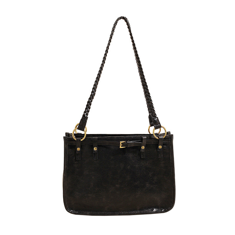 Retro  Large Capacity Commuter Shoulder Tote