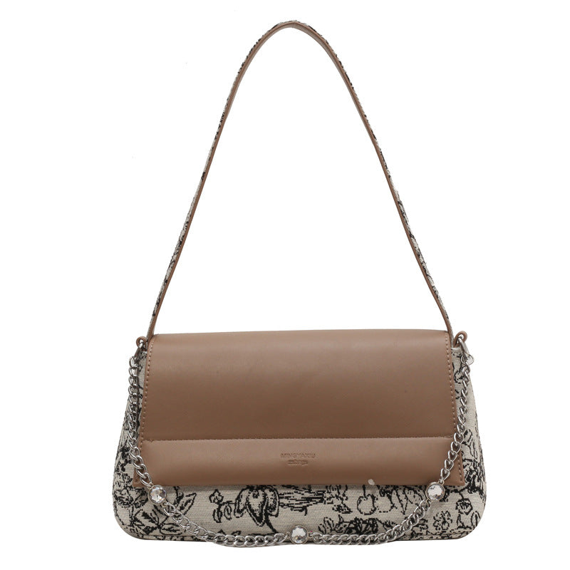 Polar  Simple Armpit Small Square Shoulder Bag