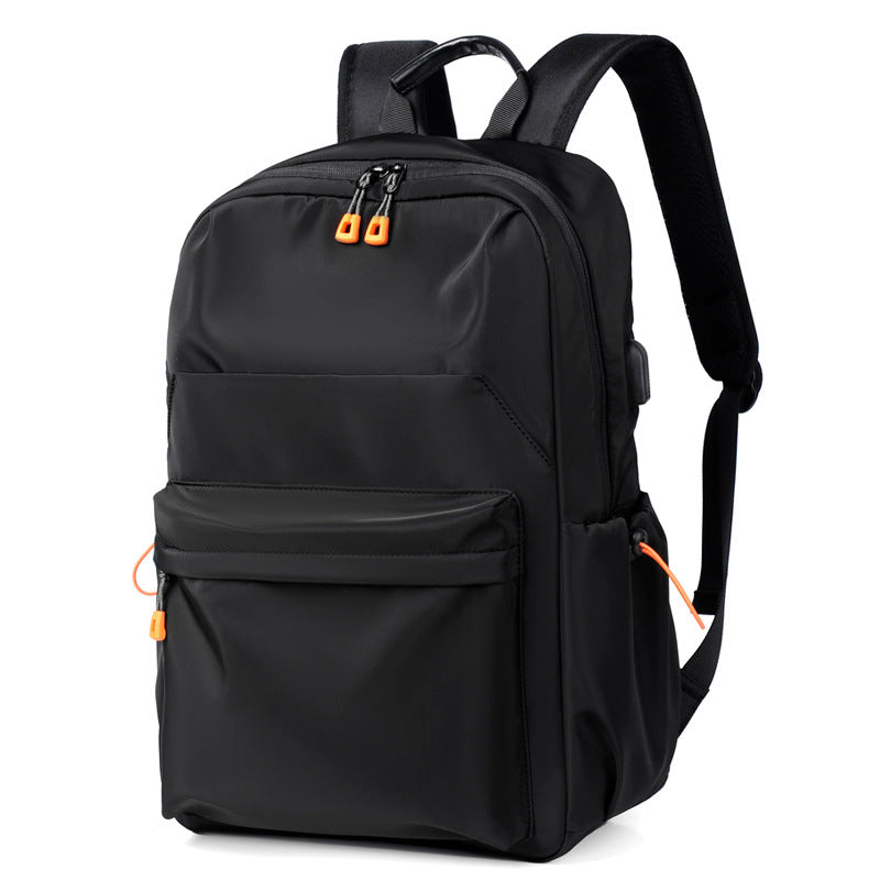 Fashion Nylon Student School Laptop Backpack