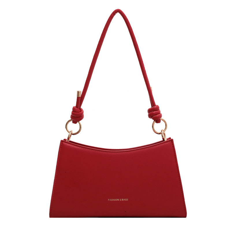 French Candy Color  Underarm Baguette Bag for Women