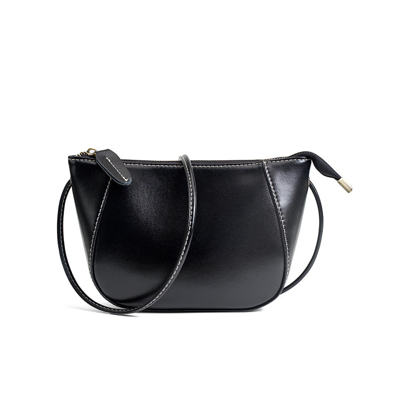 Exquisite Faux Leather Cowhide Crossbody Shoulder Bag