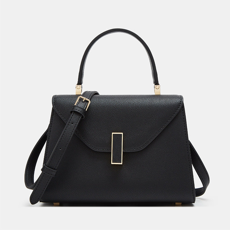Fashionable Lychee Pattern PVC Kelly Handbag