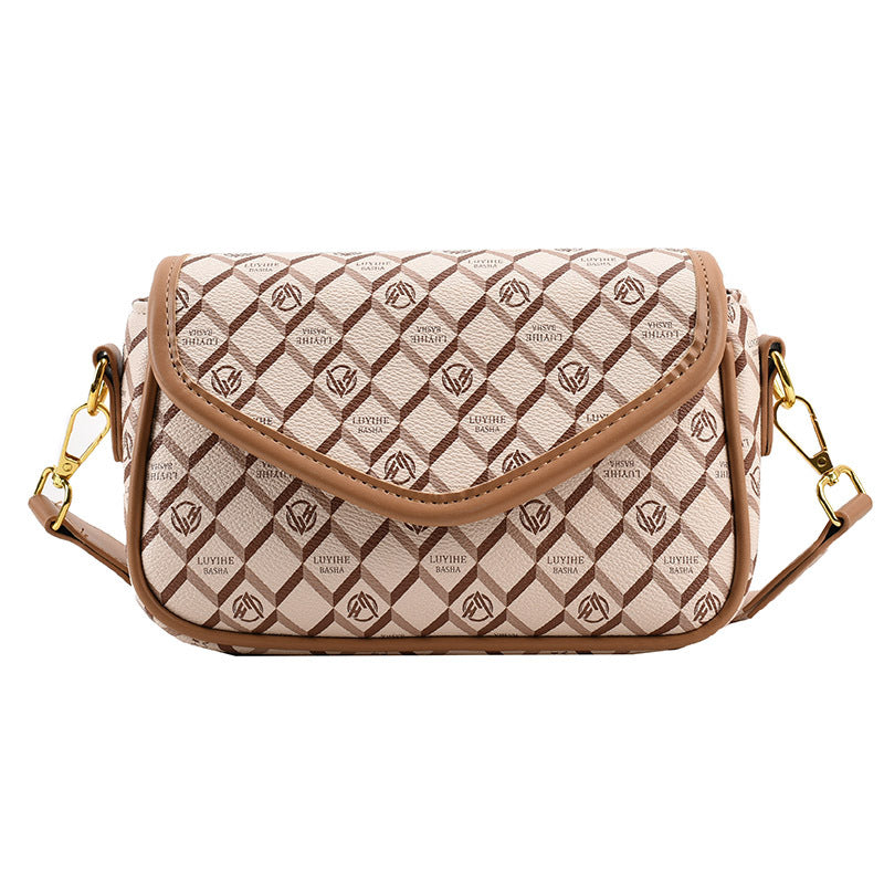 Printed  Small Square Ins Crossbody Bag