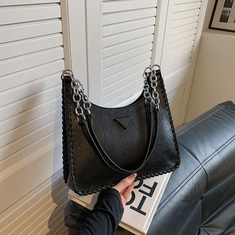 Retro  Chain Underarm Large Capacity Shoulder Bag